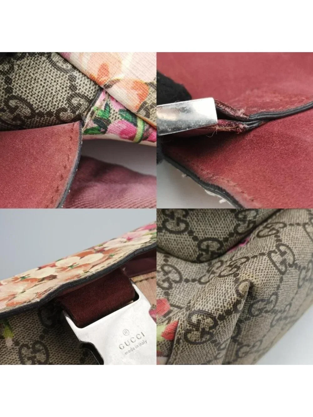 Gucci GG Blooms Beige Multicolor Backpack